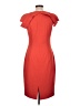 Badgley Mischka Solid Red Casual Dress Size 10 - photo 2