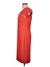 Badgley Mischka Solid Red Casual Dress Size 10 - photo 5