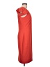 Badgley Mischka Solid Red Casual Dress Size 10 - photo 4