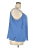 Karen Miller 100% Polyester Blue Sleeveless Blouse Size 24 - photo 4