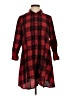 Zara Plaid Red Casual Dress Size XS - photo 1