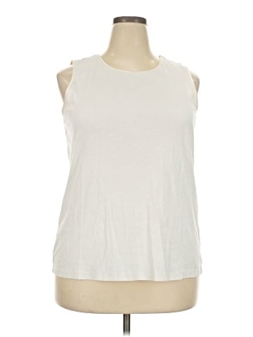 Christopher & Banks Sleeveless T-Shirt (view 1)