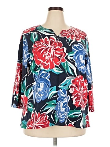 Alfred Dunner 3/4 Sleeve Blouse (view 1)