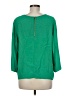 Sam & Lavi 100% Rayon Green 3/4 Sleeve Blouse Size M - photo 2