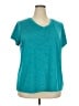 Xersion 100% Polyester Teal Active T-Shirt Size 2X - photo 1