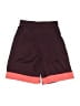 Under Armour 100% Polyester Color Block Burgundy Athletic Shorts Size M (youth) - photo 2