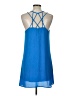 Zouk Solid Blue Casual Dress Size L - photo 2