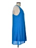 Zouk Solid Blue Casual Dress Size L - photo 4