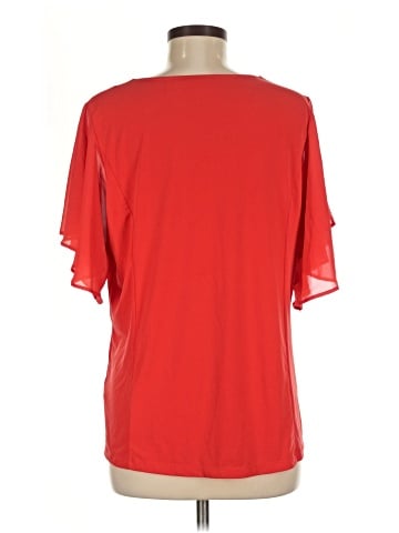 Susan Graver Short Sleeve Blouse (view 2)