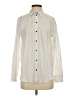 Everlane 100% Cotton Stripes Ivory Long Sleeve Button-Down Shirt Size 4 - photo 1