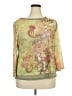 Mechant Green Gold 3/4 Sleeve Blouse Size 3X - photo 1