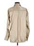 Charlotte Russe 100% Polyester Metallic Tan Long Sleeve Blouse Size M - photo 2