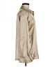 Charlotte Russe 100% Polyester Metallic Tan Long Sleeve Blouse Size M - photo 4