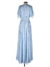 Mac Duggal 100% Polyester Blue Cocktail Dress Size 6 - photo 2