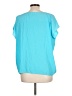 Ramy Brook Teal Short Sleeve Blouse Size L (estimated) - photo 2