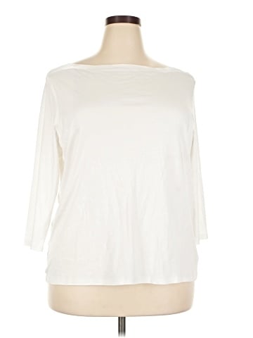 Talbots 3/4 Sleeve T-Shirt (view 1)