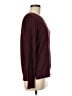 Ann Taylor LOFT Outlet 100% Cotton Burgundy Pullover Sweater Size M - photo 4