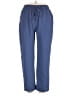 Just Be... 100% Polyester Solid Blue Casual Pants Size 1X - photo 1