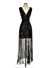 BCBGeneration 100% Polyester Stars Black Cocktail Dress Size 0 - photo 1