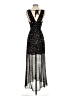 BCBGeneration 100% Polyester Stars Black Cocktail Dress Size 0 - photo 2