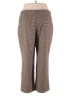L.L.Bean 100% Cotton Houndstooth Brown Casual Pants Size 18 (petite) - photo 2