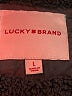 Lucky Brand 100% Polyester Argyle Black Coat Size L - photo 9