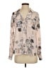 Candie's 100% Polyester Floral Ivory Long Sleeve Blouse Size S - photo 1