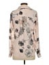 Candie's 100% Polyester Floral Ivory Long Sleeve Blouse Size S - photo 2