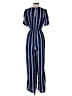Xhilaration Stripes Blue Jumpsuit Size XS - photo 2