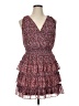 1.State 100% Polyester Floral Burgundy Cocktail Dress Size XL - photo 1