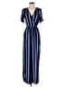 Xhilaration Stripes Blue Jumpsuit Size XS - photo 1