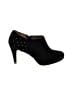 Adrienne Vittadini 100% Leather Black Ankle Boots Size 10 - photo 1