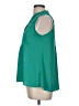 Crescent 100% Polyester Teal Sleeveless Blouse Size M - photo 5
