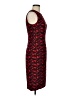 Calvin Klein Graphic Red Cocktail Dress Size 6 - photo 4