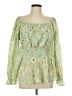 Torrid Green Long Sleeve Blouse Size Lg Plus (0) - photo 1