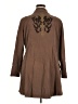 Soft Surroundings 100% Cotton Brown Coat Size 1X - photo 2