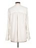 Democracy 100% Polyester Ivory Long Sleeve Blouse Size L - photo 2