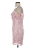 B. Smart Solid Pink Cocktail Dress Size 5 - photo 5