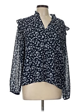 J.Crew Factory Store Long Sleeve Blouse (view 1)
