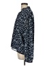 J.Crew Factory Store 100% Polyester Floral Blue Long Sleeve Blouse Size L - photo 5