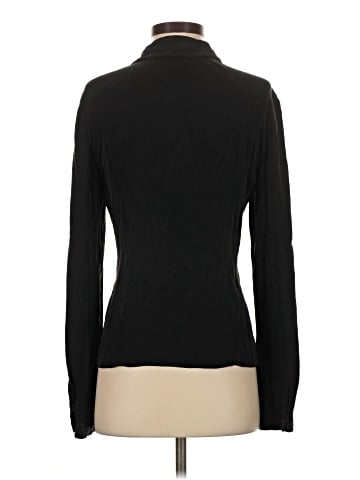 Elie Tahari Long Sleeve Silk Top (view 2)