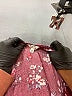 Krazy Kat Burgundy 3/4 Sleeve Blouse Size L - photo 7
