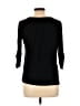 NY&C 100% Rayon Black 3/4 Sleeve Top Size L - photo 2