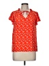 Boden Orange Short Sleeve Blouse Size 8 - photo 1