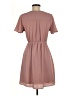 Monteau 100% Polyester Solid Tan Casual Dress Size M - photo 2