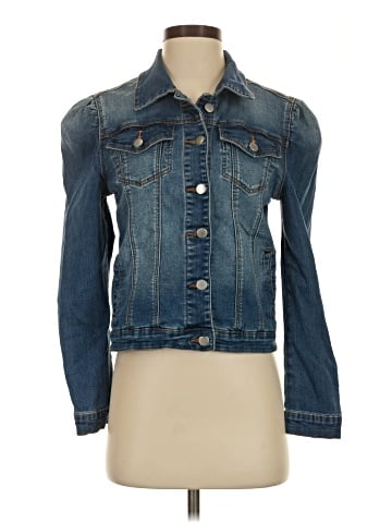 Aqua Denim Jacket (view 1)
