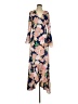 Maaji Floral Blue Casual Dress Size L - photo 1