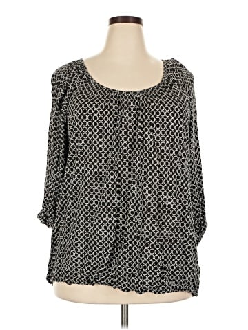 MICHAEL Michael Kors 3/4 Sleeve Blouse (view 1)