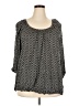 MICHAEL Michael Kors 100% Viscose Black 3/4 Sleeve Blouse Size 3X - photo 1