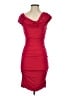 BCBGMAXAZRIA Solid Red Cocktail Dress Size S - photo 1